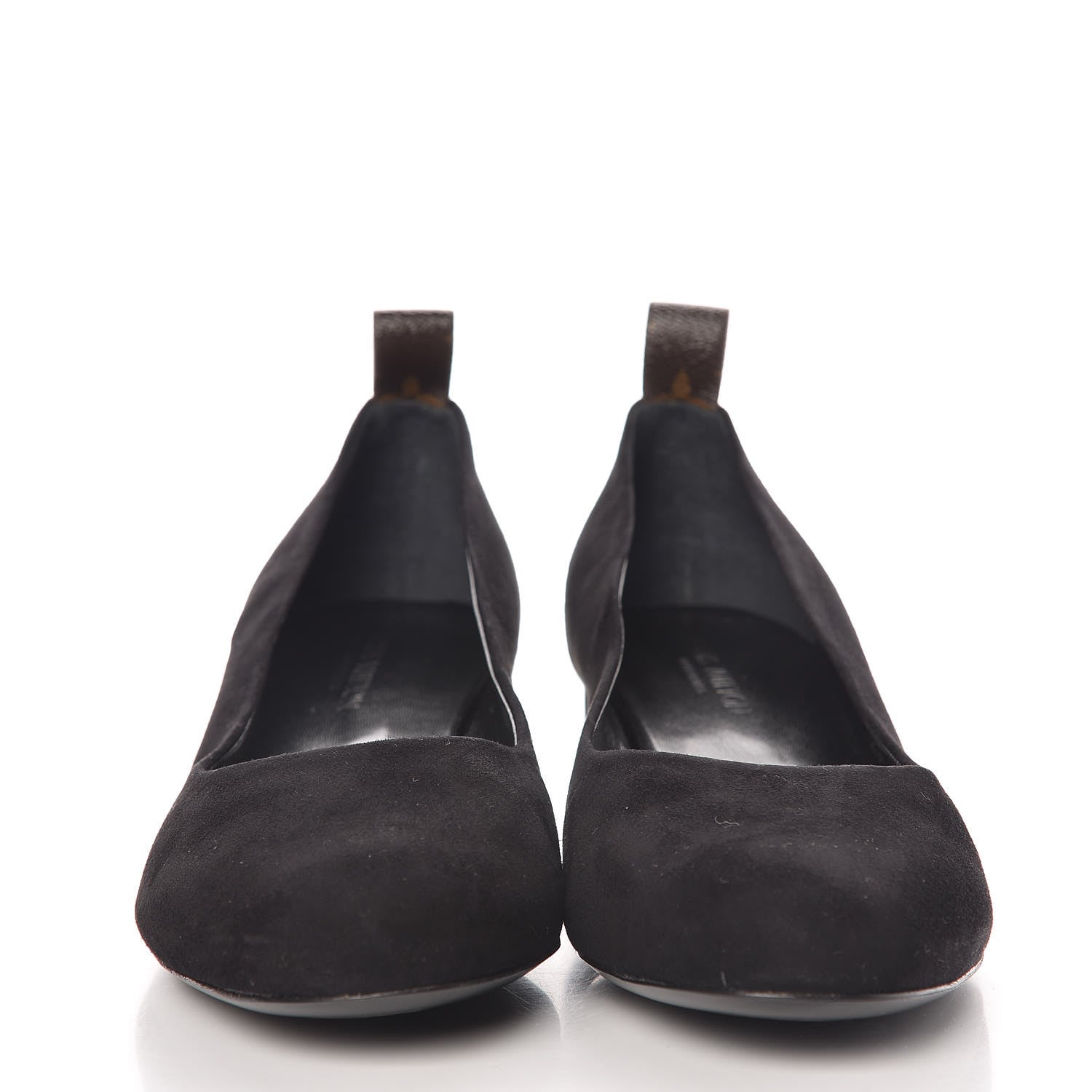 Louis Vuitton Suede Uniformes Pump 40 Black 2 of 10