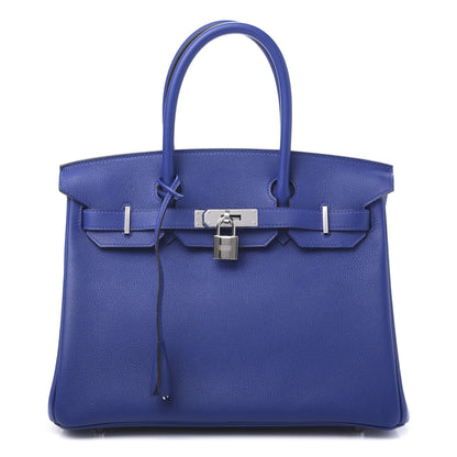 Hermes Taurillon Novillo Birkin 30 Bleu Electrique 1 of 9