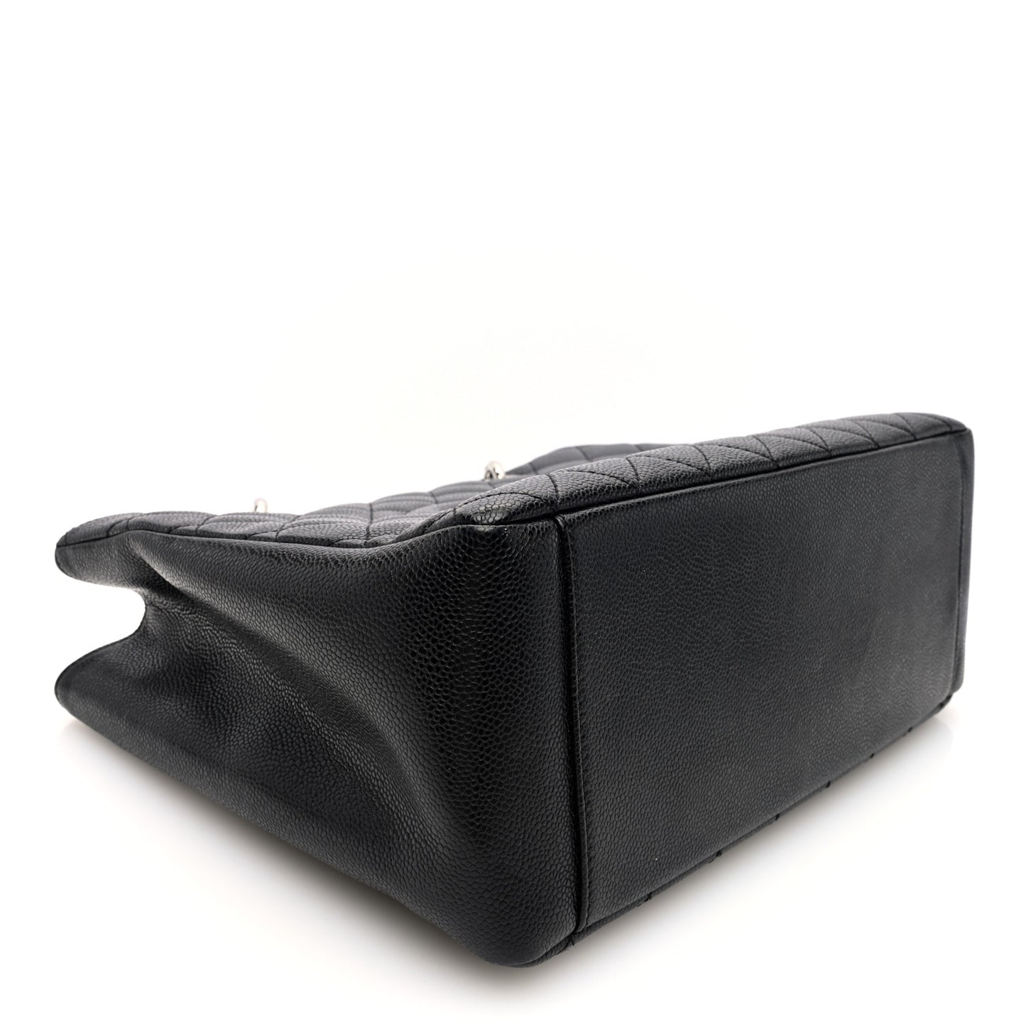 Caviar Quilted Grand Shopping Tote GST Black