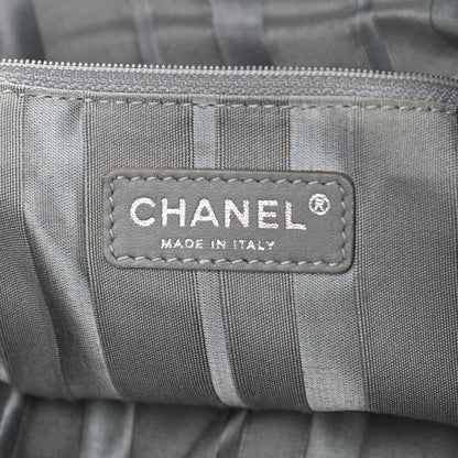 Chanel Denim Small CC Discus Tote Blue 6 of 10