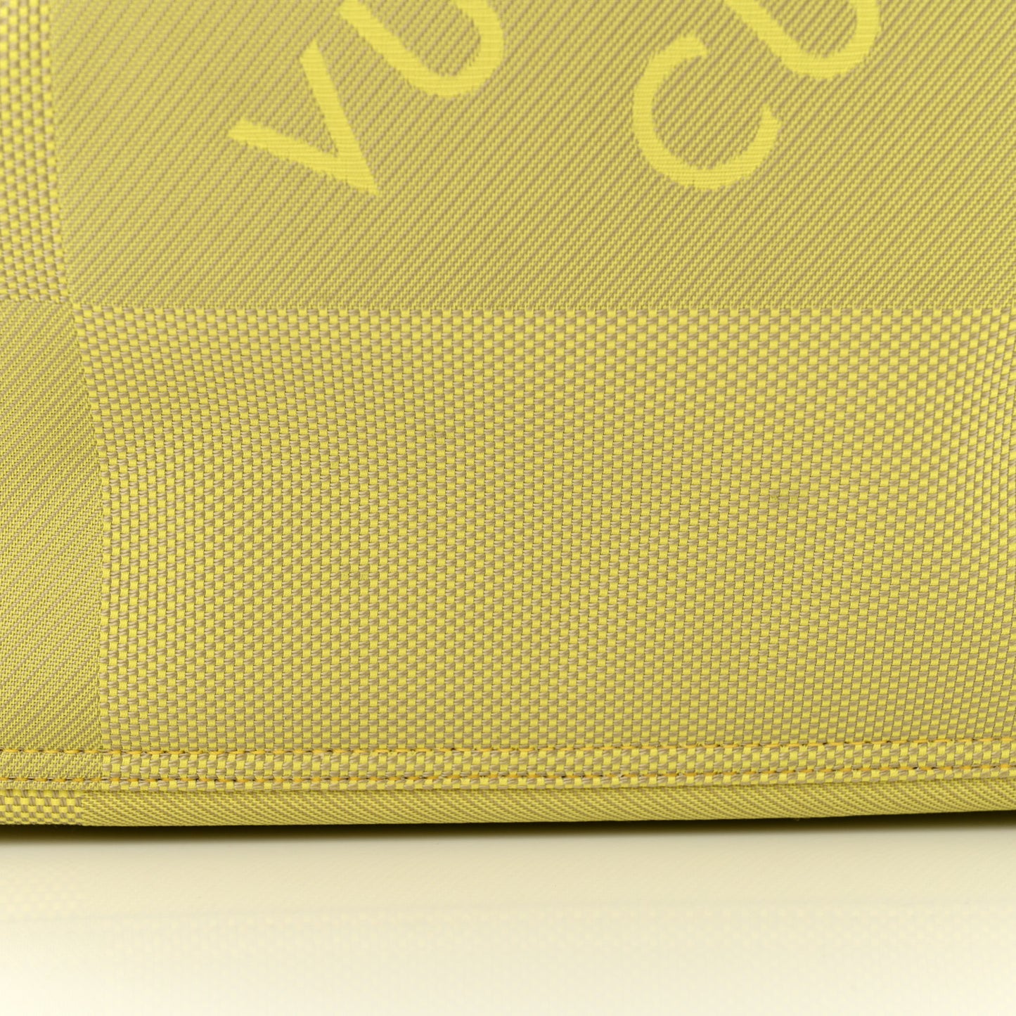 Damier Geant Americas Cup Volunteer Bag Yellow