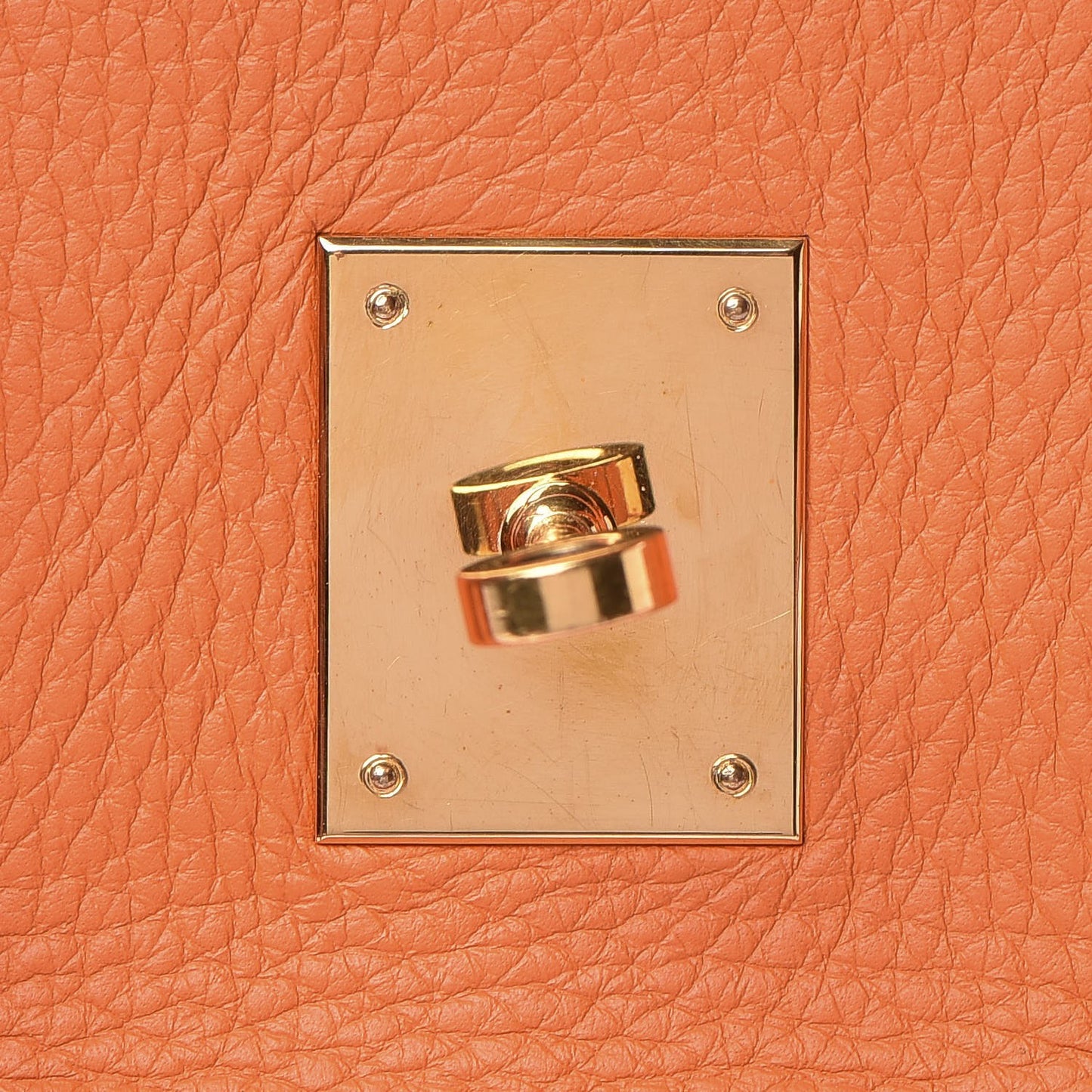 Togo Birkin 35 Orange