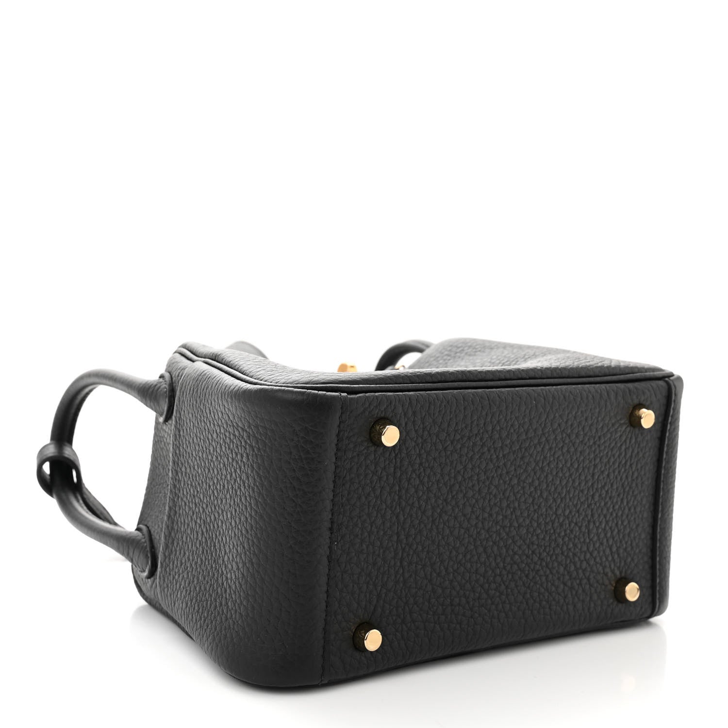 Hermes Taurillon Clemence Mini Lindy 20 Black 5 of 11
