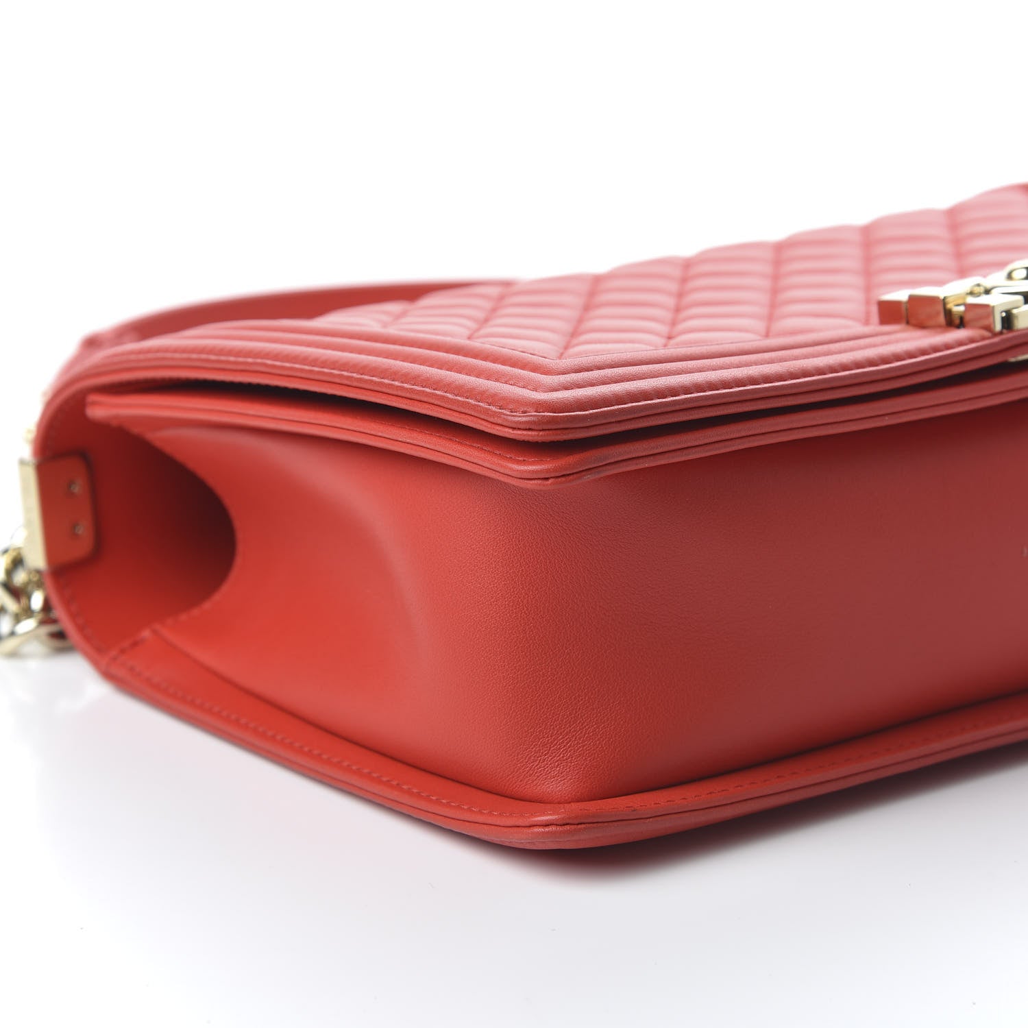 Chanel Lambskin Quilted New Medium Boy Flap Red 6 of 11