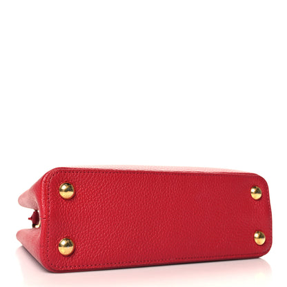 Louis Vuitton Taurillon Capucines BB Scarlet Red 4 of 9
