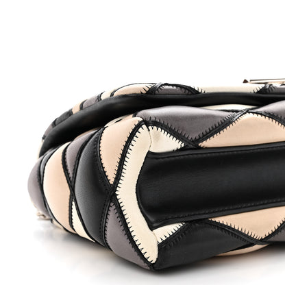 Louis Vuitton Lambskin Malletage GO-14 PM Beige Black 10 of 16
