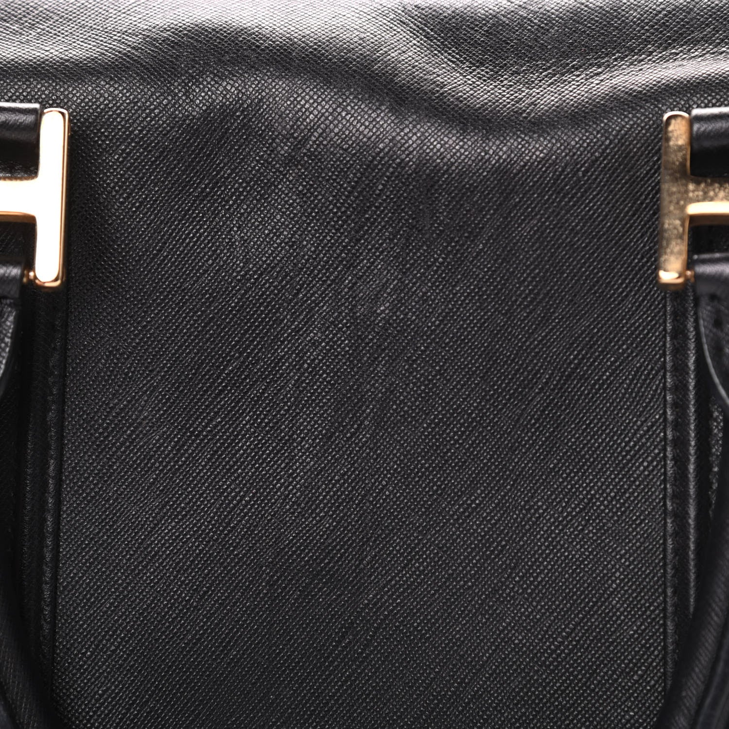 MCM Grained Calfskin Studded Boston Bag Black 14 of 14
