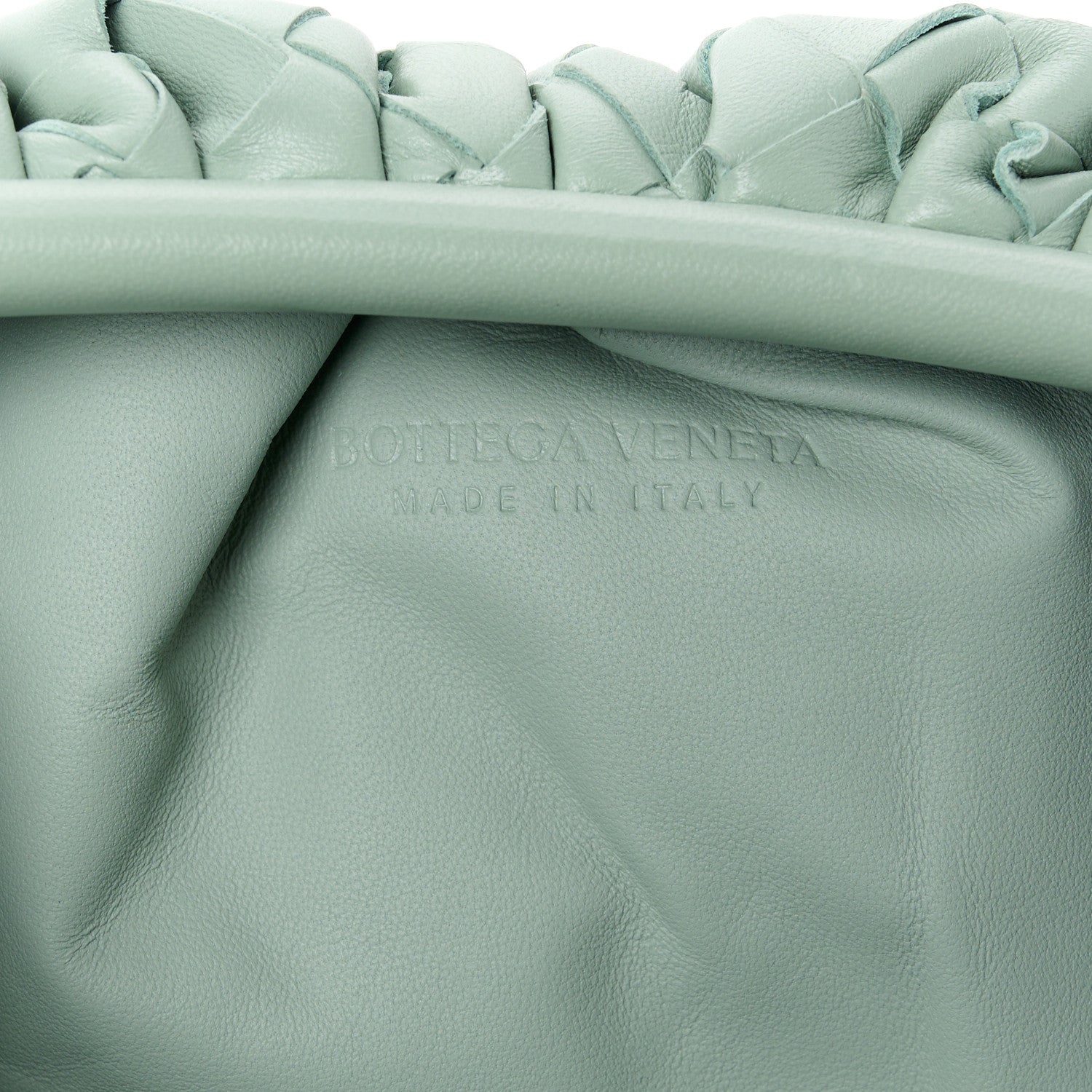 Bottega Veneta Nappa Intrecciato Teen Pouch Sage 6 of 11