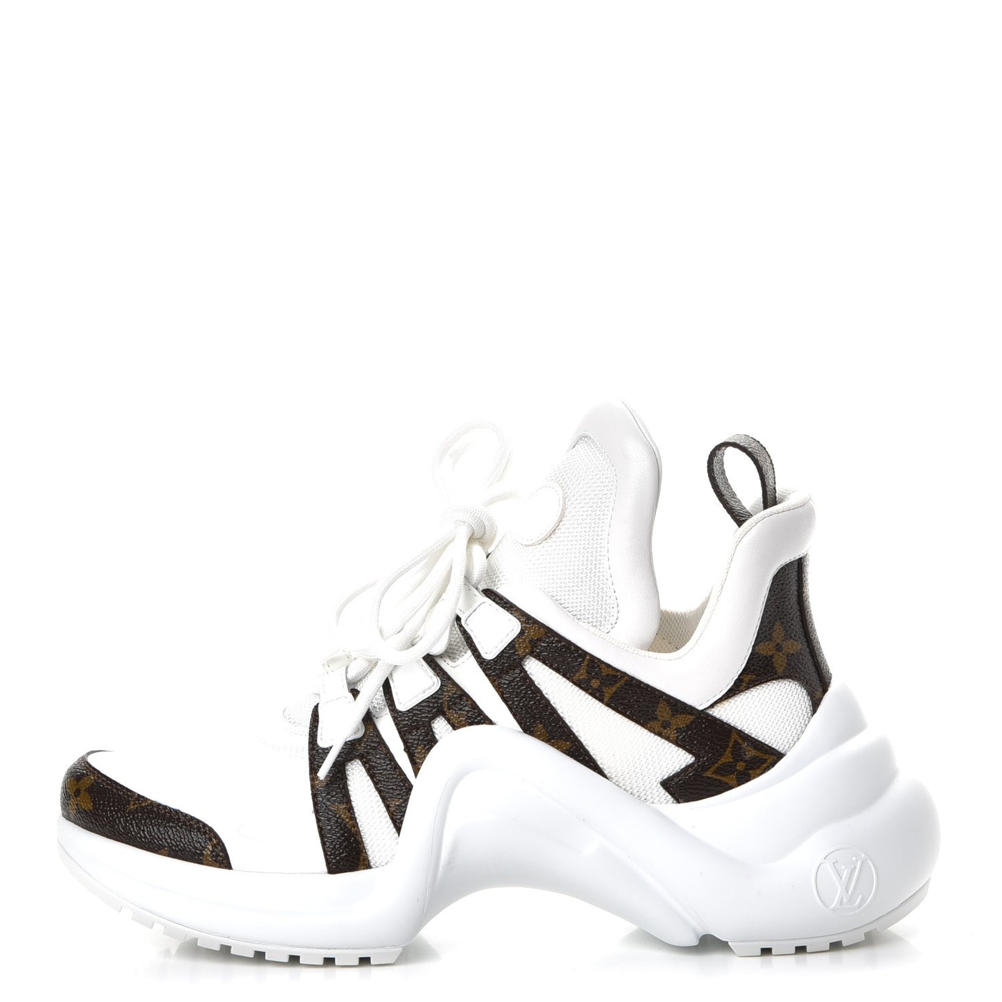 Patent Monogram LV Archlight Sneakers 38.5 White