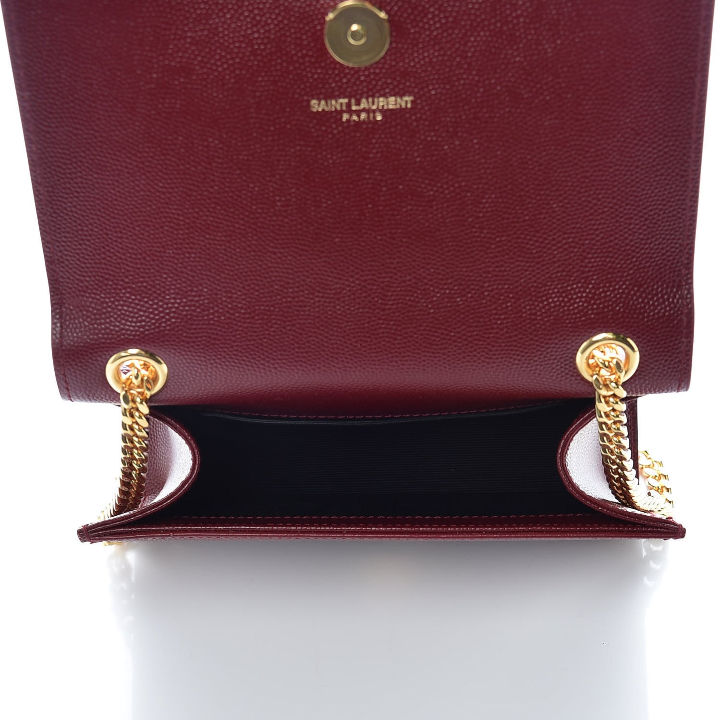 Grain De Poudre Small Monogram Kate Satchel Oxblood
