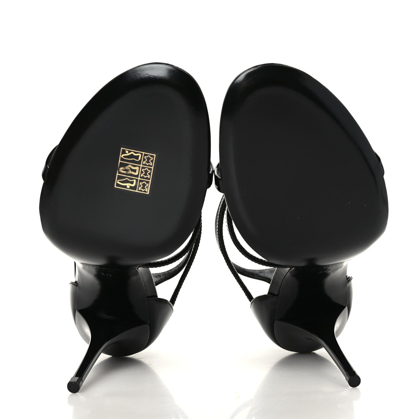 Patent Cassandra 100 Sandals 38 Black