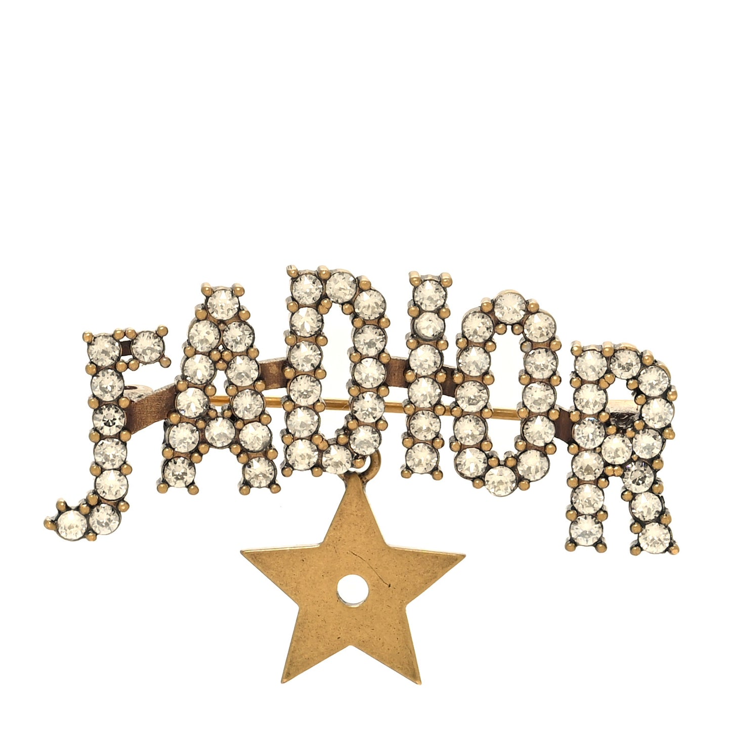 Crystal J'Adior Brooch Gold
