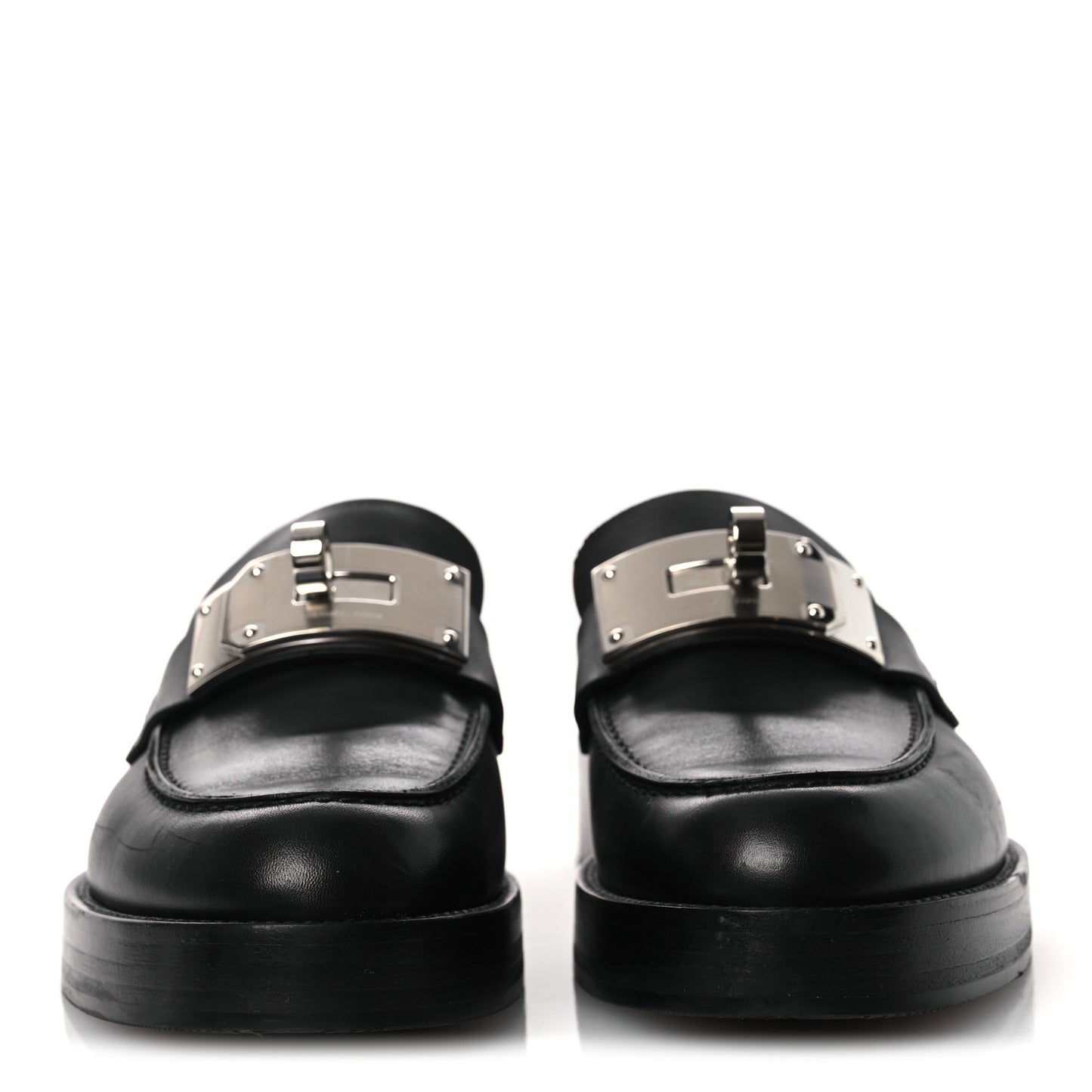 Calfskin Womens Hot Loafer 37 Black