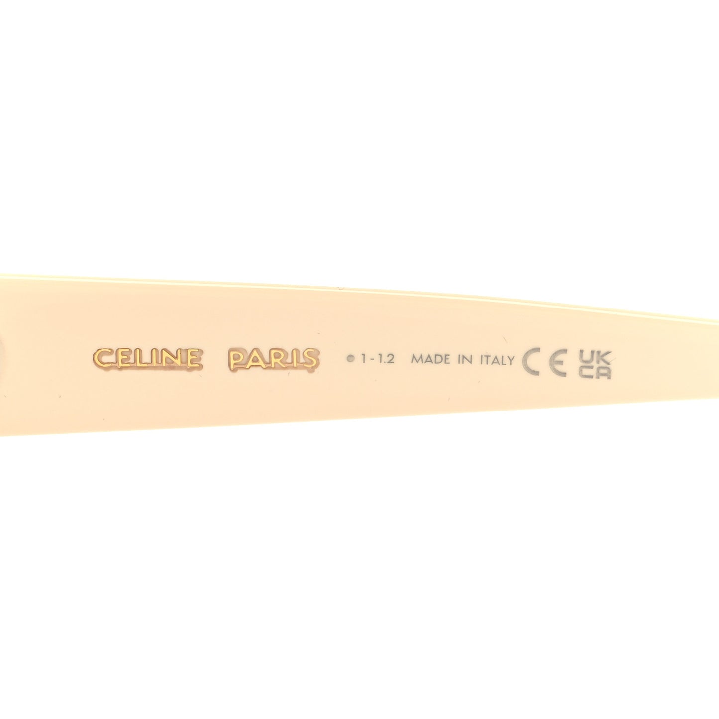 Acetate Triomphe 01 Sunglasses CL 40226U White