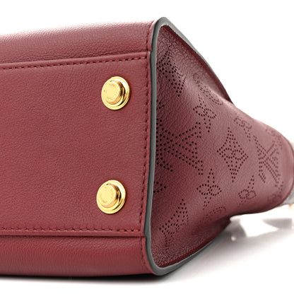 Louis Vuitton Calfskin Karung Snakeskin Mahina On My Side PM  Griotte Red 9 of 10
