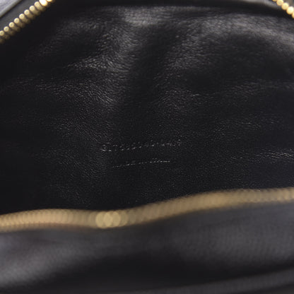 Saint Laurent Grain De Poudre Matelasse Monogram Mini Lou Camera Bag Black 7 of 11