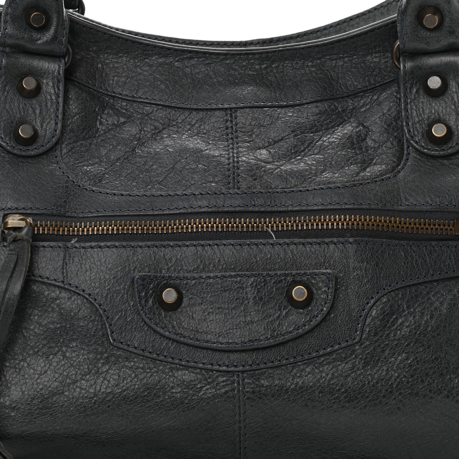 Balenciaga Agneau Classic Hardware Part Time Anthracite 8 of 12