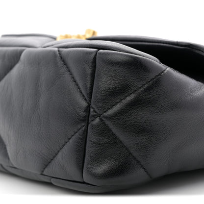 Chanel Lambskin Quilted Medium Chanel 19 Flap Black 10 of 11