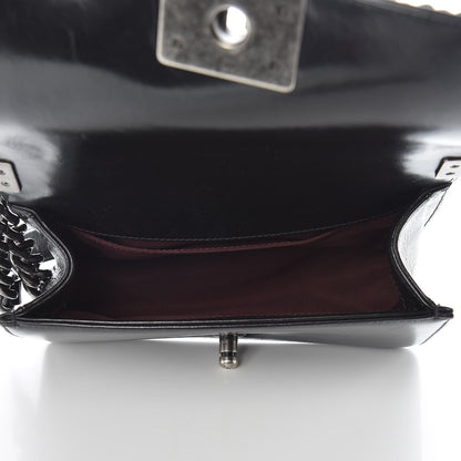 Chanel Glazed Calfskin Quilted Small Boy Chained Flap Black 5 of 10