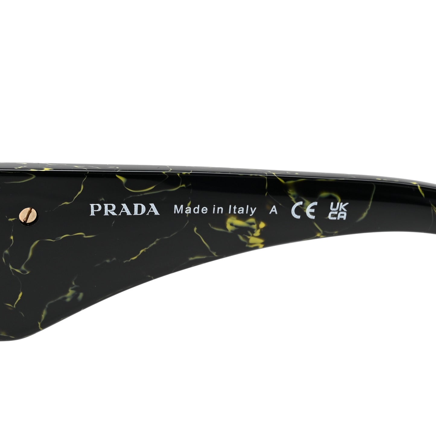 Acetate Symbole Sunglasses SPR 14Z Black Marble