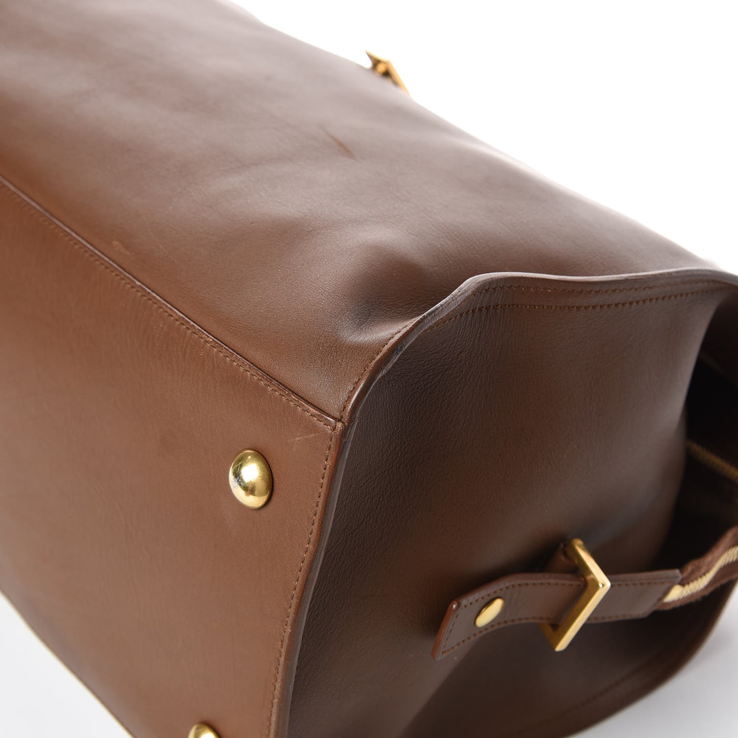 Calfskin Medium Classic Y Cabas Brown