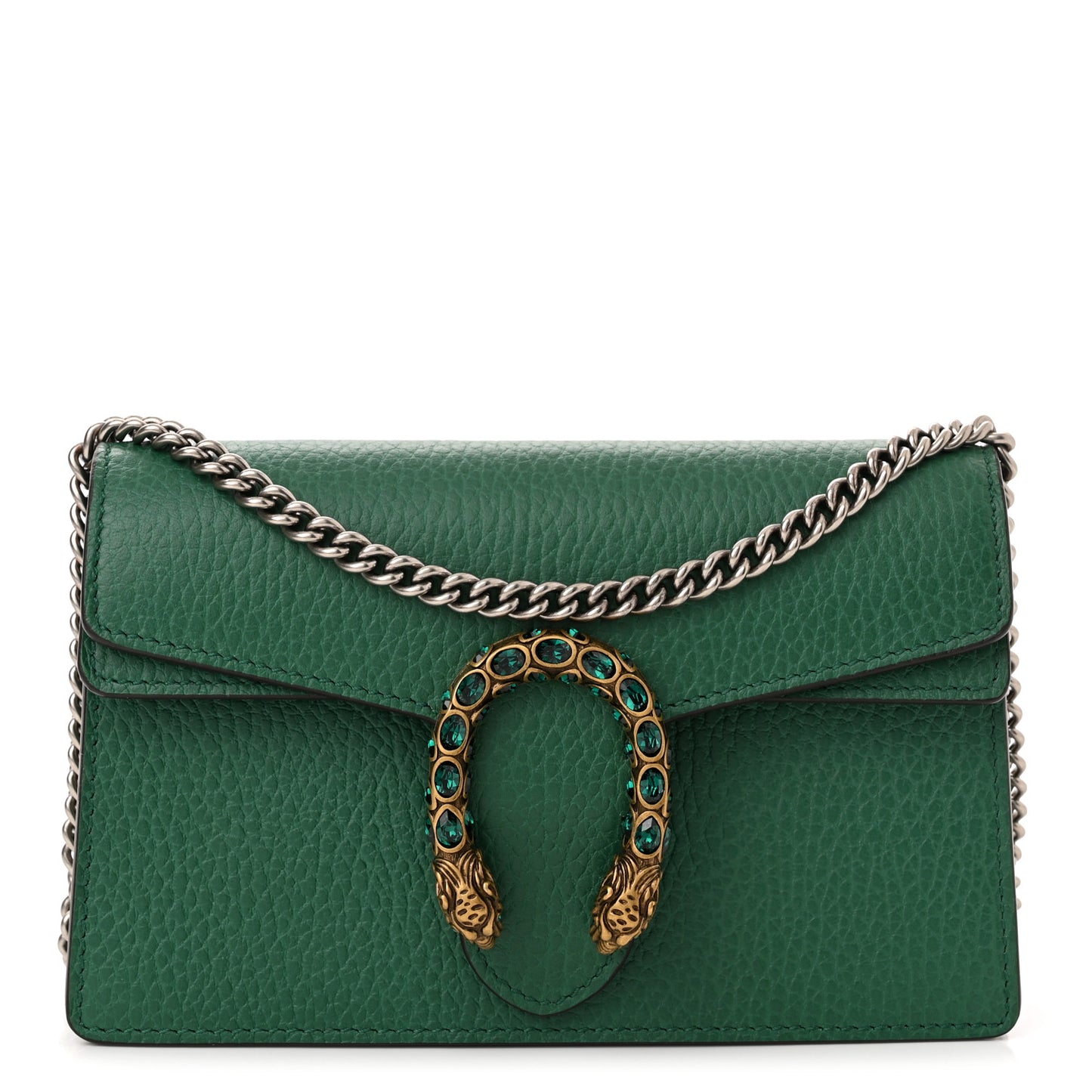 Calfskin Super Mini Dionysus Shoulder Bag Emerald