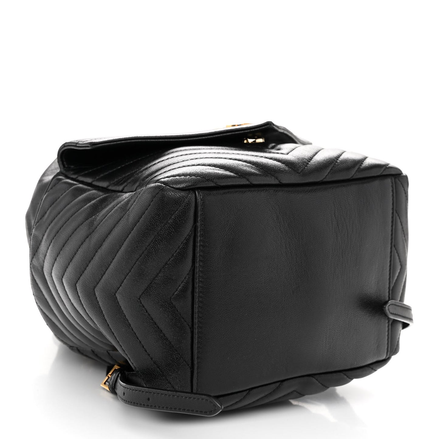 Lambskin Matelasse Monogram Joe Backpack Black