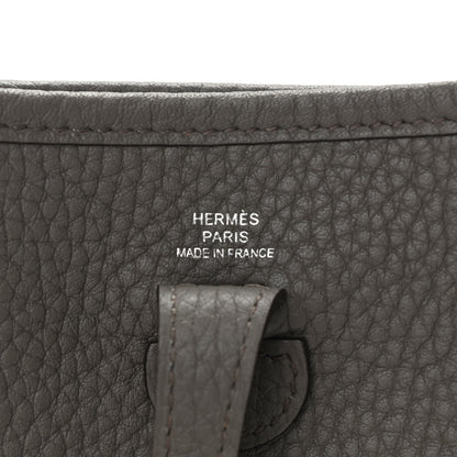 Hermes Taurillon Clemence Amazone Evelyne TPM Etain Cuivre 5 of 10