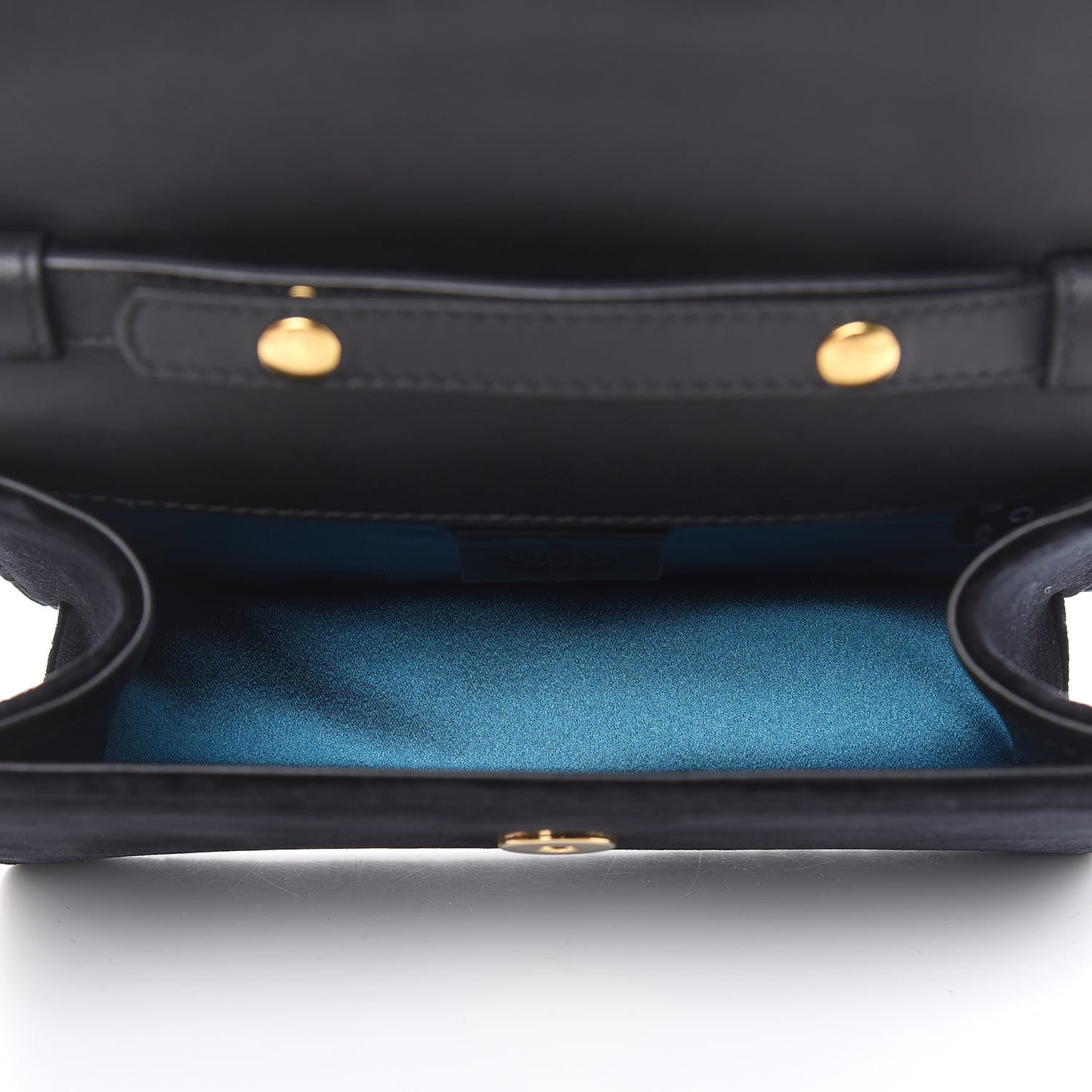 Velvet Crystal Square G Shoulder Bag Black