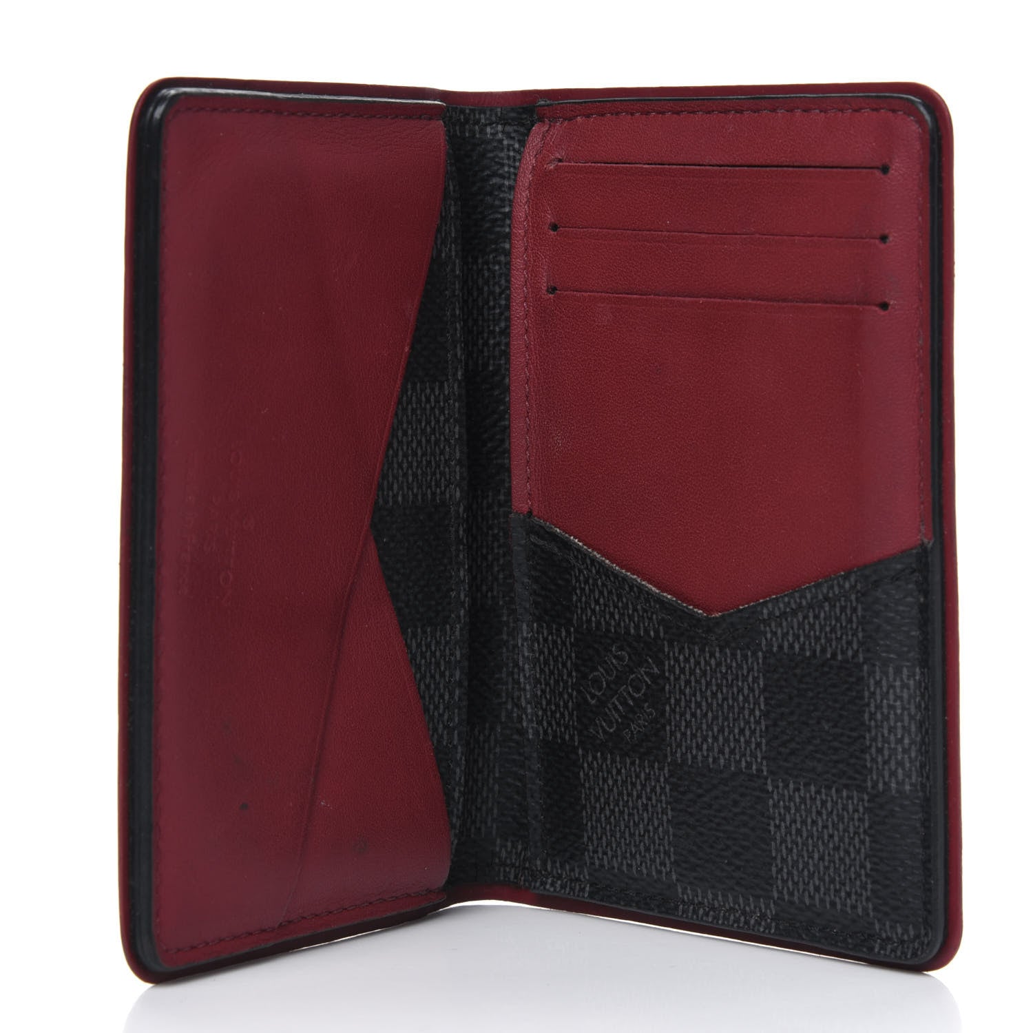 Louis Vuitton Damier Graphite Pocket Organizer Bordeaux 3 of 5