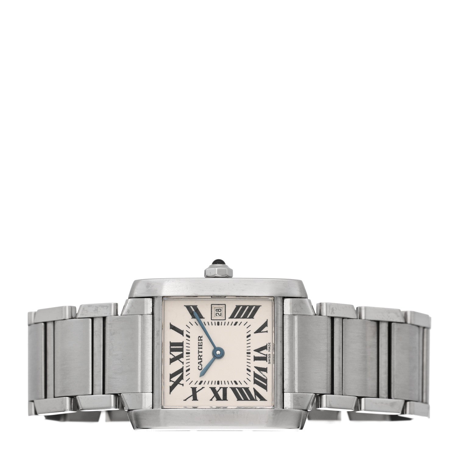 Cartier Stainless Steel 25mm Tank Francaise Quartz Watch 2 of 5