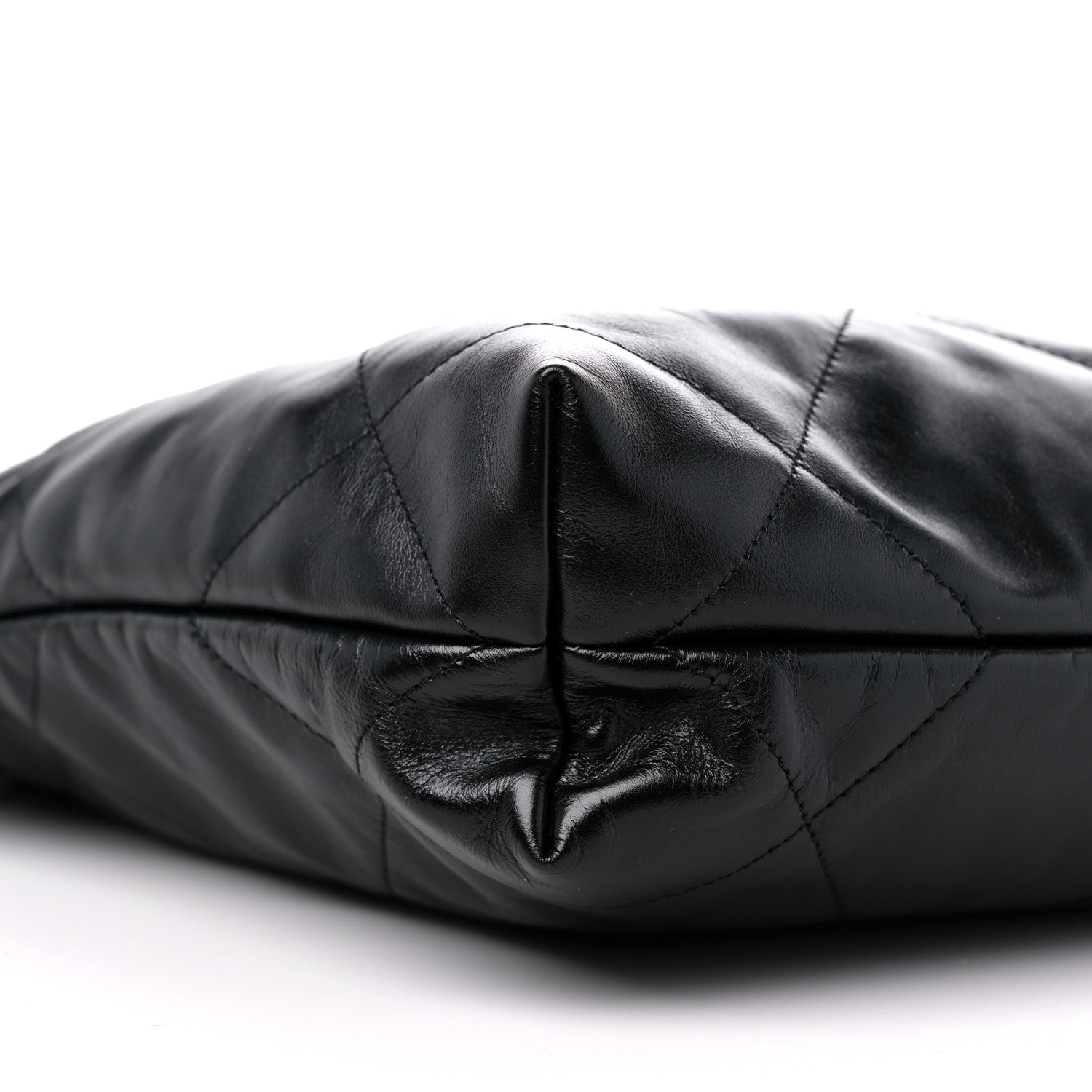 Chanel Shiny Calfskin Quilted Small Chanel 22 Black 9 of 10