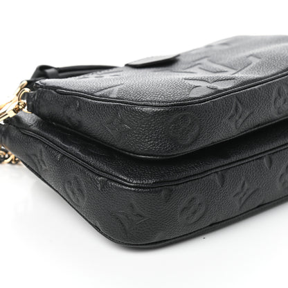 Louis Vuitton Empreinte Monogram Giant Multi Pochette Accessories Black 8 of 9