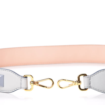 Fendi Vitello Dolce Plexiglass Bi-Color Studded Strap You Grigio Perla Plaster Multicolor 5 of 5