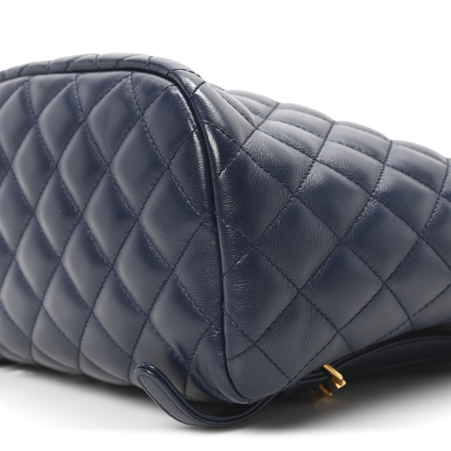 Chanel Calfskin Quilted Small Urban Spirit Backpack Navy 10 of 10