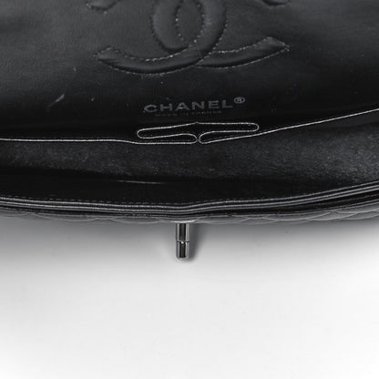 Chanel Lambskin Quilted Medium Double Flap Black 4 of 8