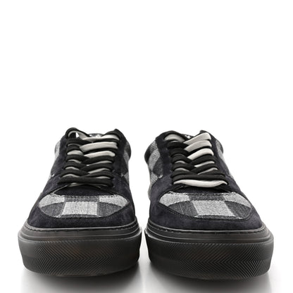 Louis Vuitton Damier Distorted Mens LV Ollie Sneakers 8.5 Black 2 of 11