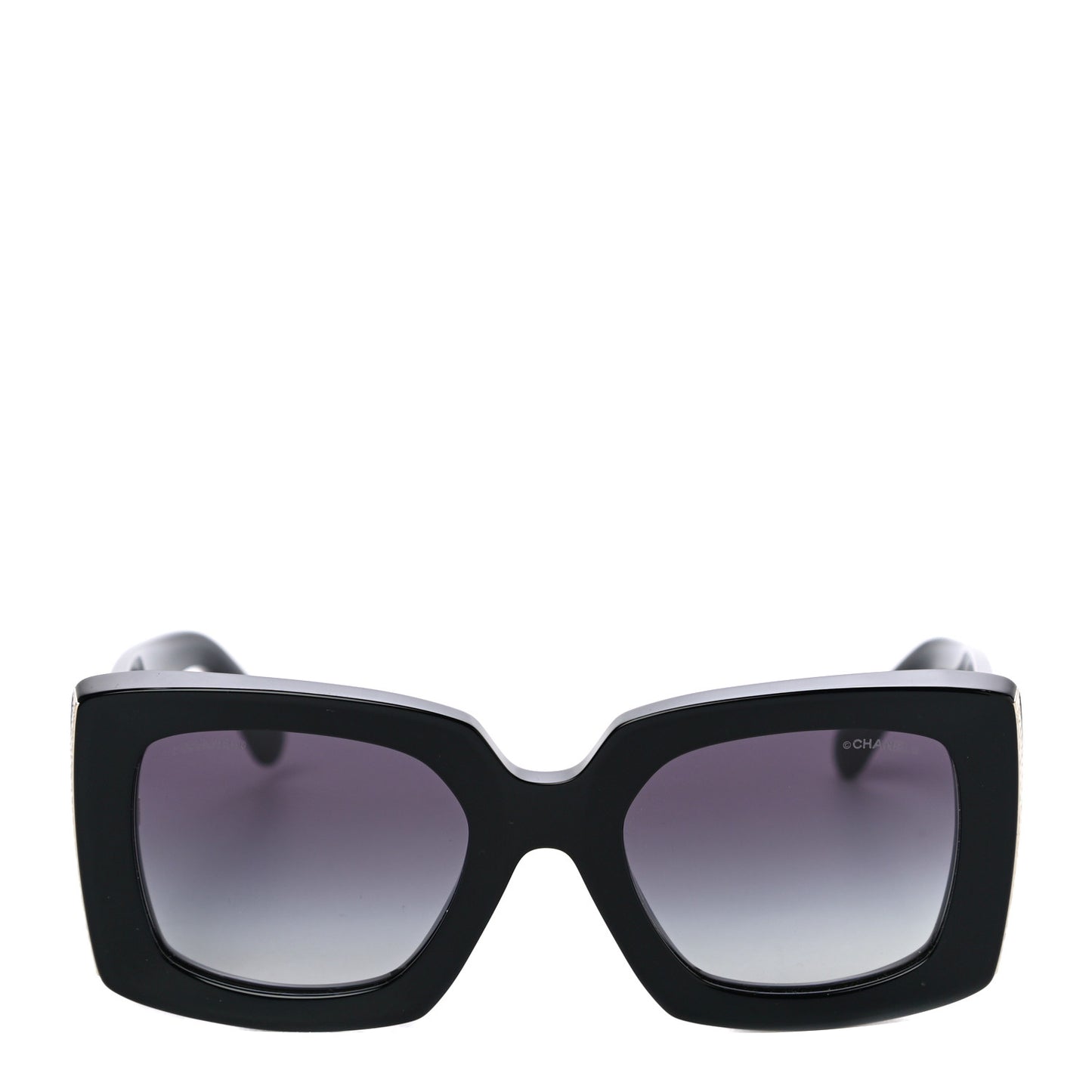 Acetate Rectangle Sunglasses 5435 Black