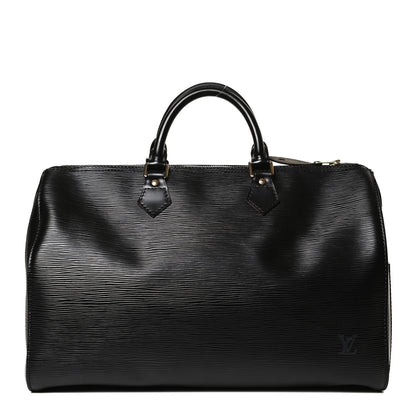 Louis Vuitton Epi Speedy 35 Black 1 of 11
