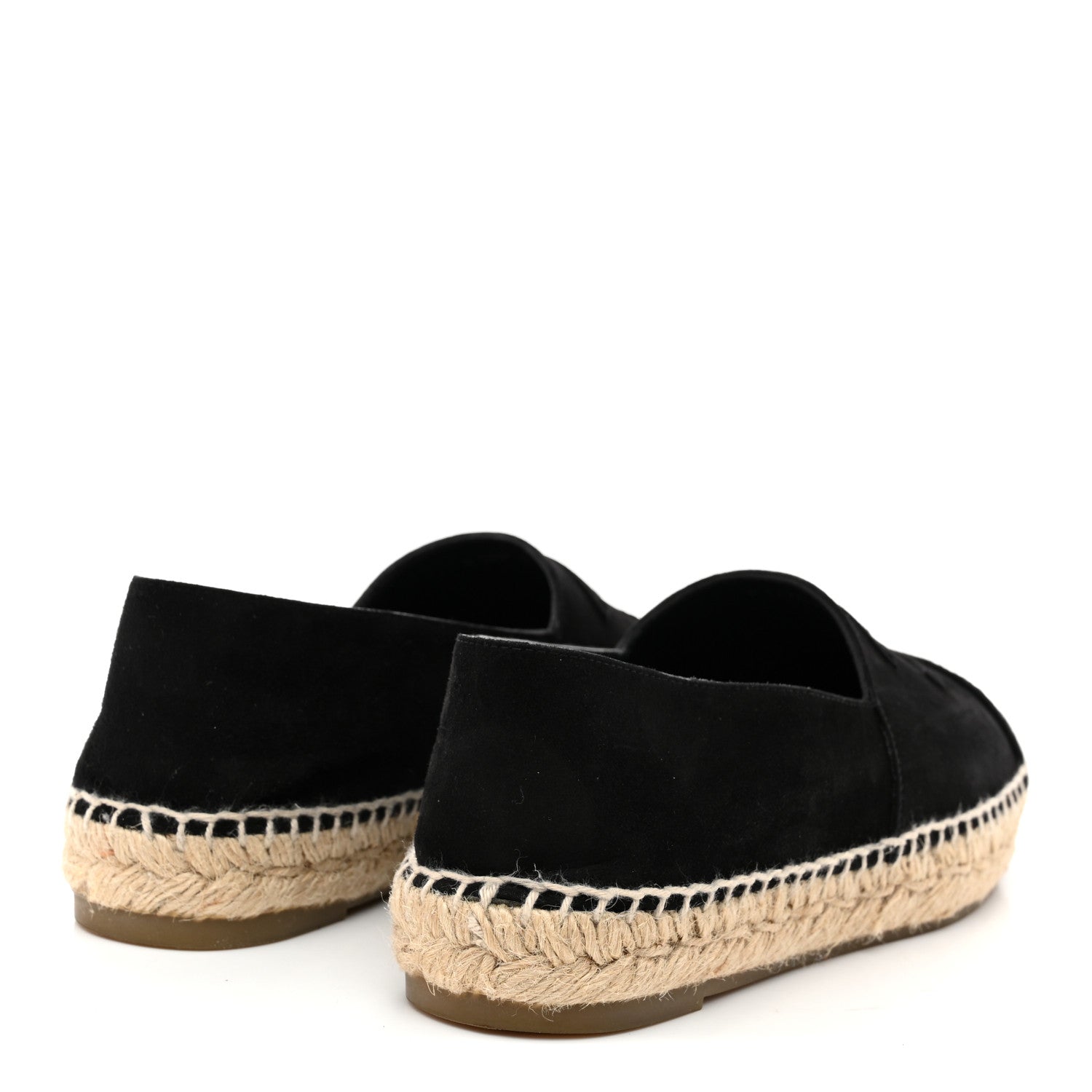 Chanel Suede CC Espadrilles 39 Black 5 of 11