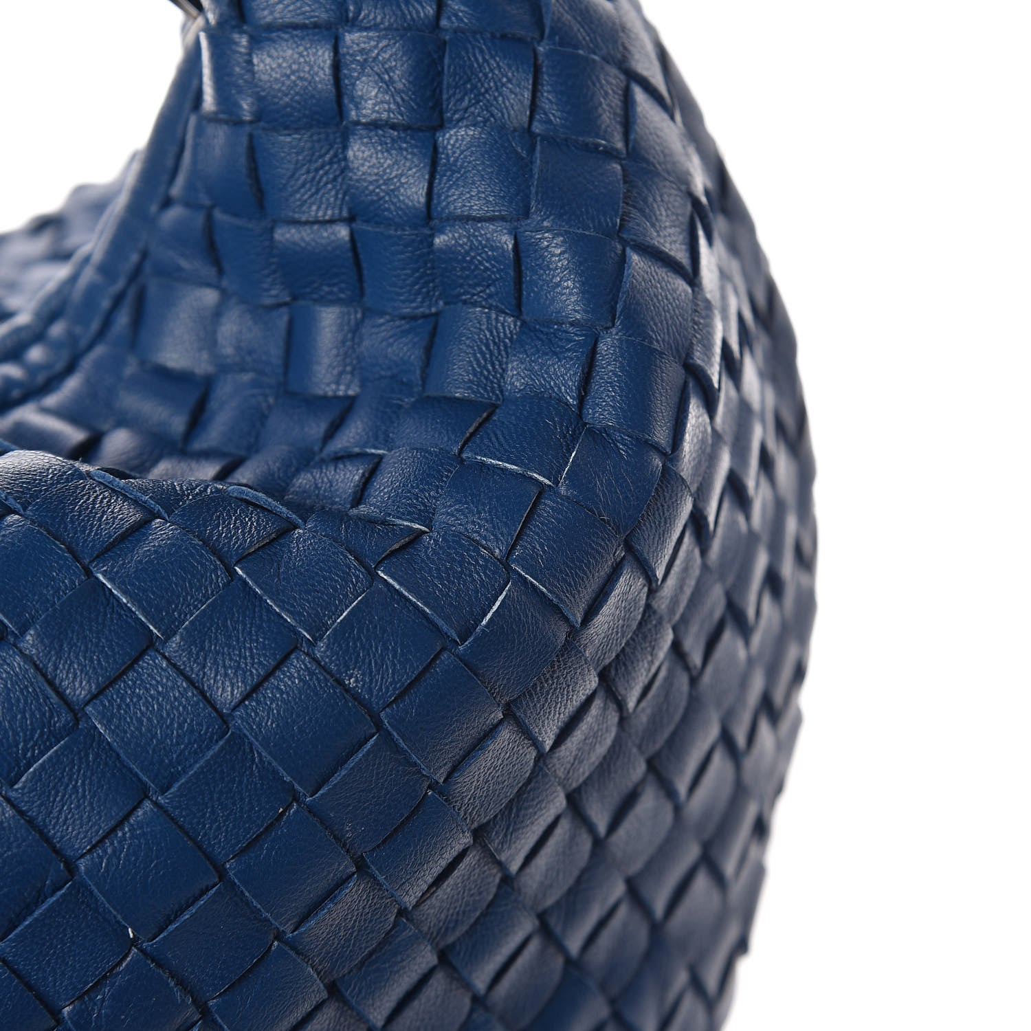 Bottega Veneta Nappa Intrecciato Large Veneta Hobo Cobalt Blue 13 of 14