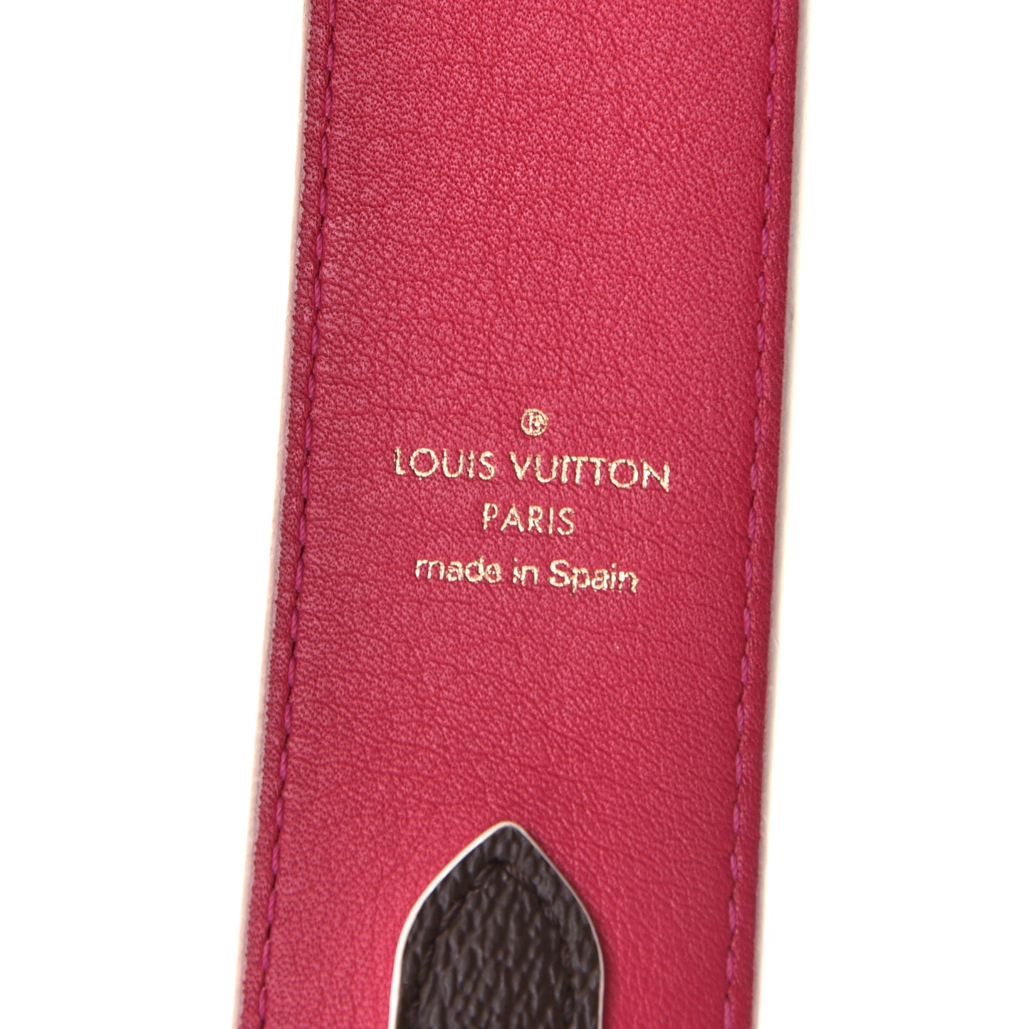 Monogram Bandouliere Shoulder Strap Hot Pink