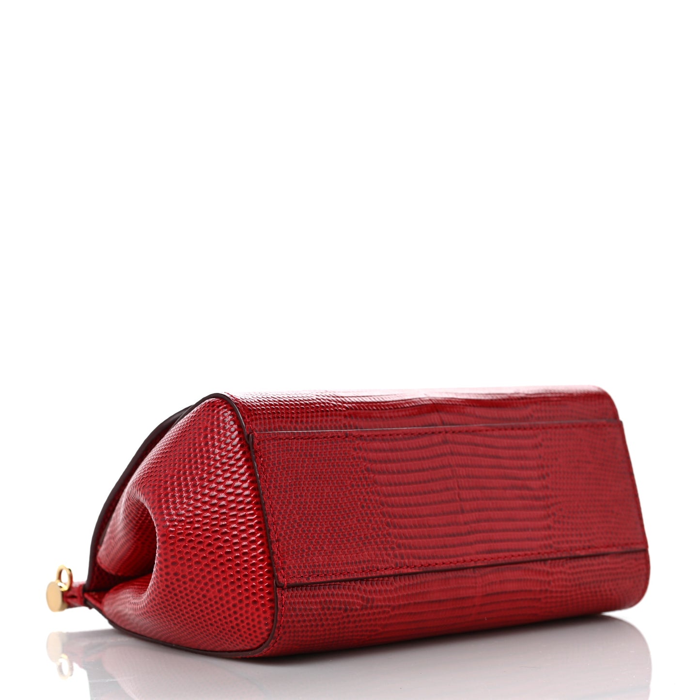Stampa Iguana Crystal Mini Miss Sicily Satchel Red