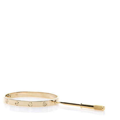Cartier 18K Yellow Gold LOVE Bracelet 17 6 of 7