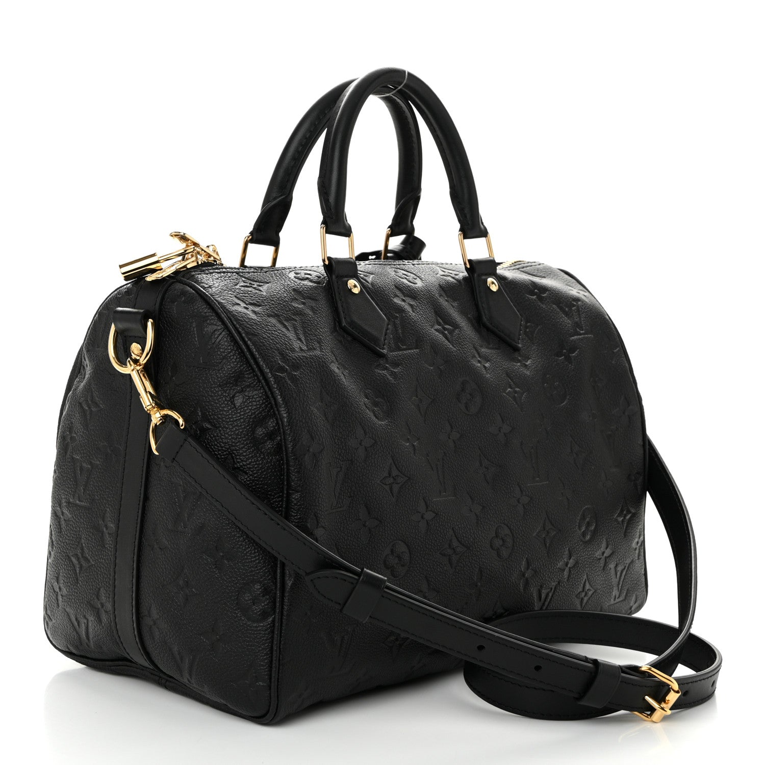 Louis Vuitton Empreinte Monogram Speedy Soft 30 Black 3 of 10