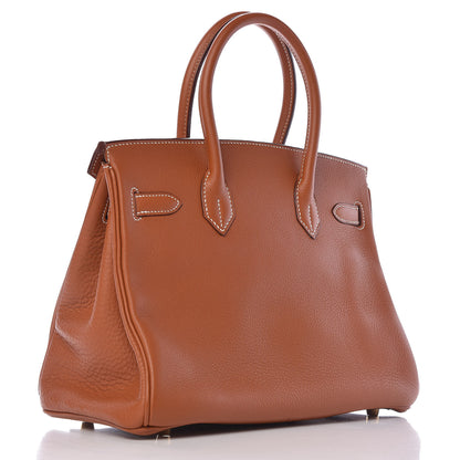 Hermes Taurillon Clemence Birkin 30 Etrusque 3 of 37