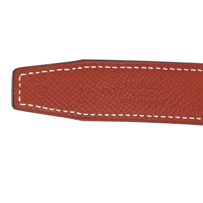 Hermes Swift Epsom 24mm H Belt 80 Gold Brique 5 of 5
