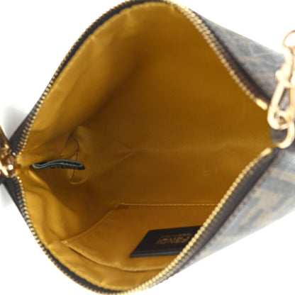 Fendi Zucca Spalmati Rose Ladybug Pochette Tabacco 5 of 10