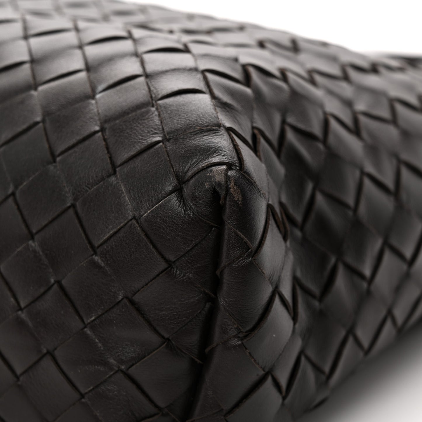 Calfskin Intrecciato Zipped North South Tote Fondant