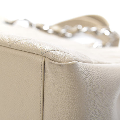Chanel Caviar Quilted Grand Shopping Tote GST Beige Clair 9 of 12